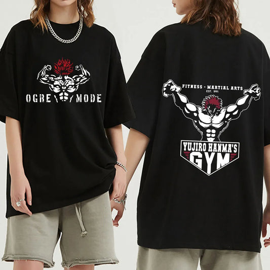 Yujiro Hanma's Gym - Camiseta Oversize